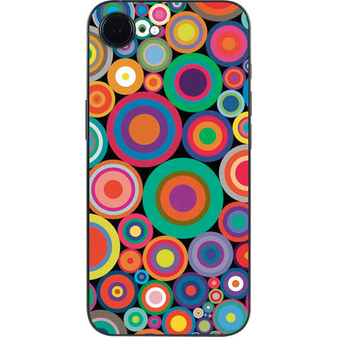Psychedelic Circles iPhone 16e Skin